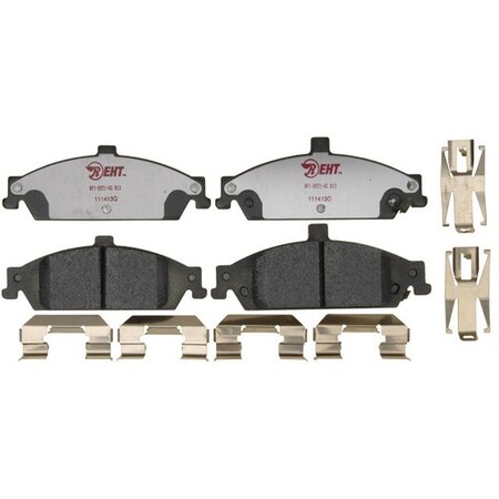 R/M Brakes BRAKE PADS OEM OE Replacement Hybrid Technology Includes Mounting Hardware EHT727H